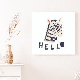 "Hello" - zebra