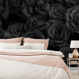 Fototapeta winylowa zmywalna Stylowe czarne róże