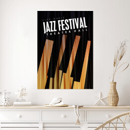 Plakat Jazz Festival - keyboard