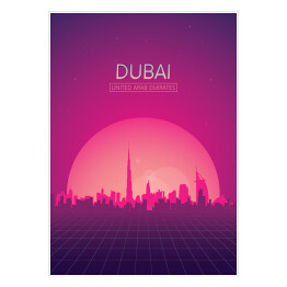 Podróżnicza ilustracja - Dubaj