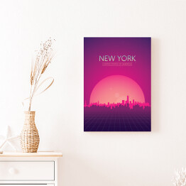 Obraz na płótnie Podróżnicza ilustracja - Nowy Jork