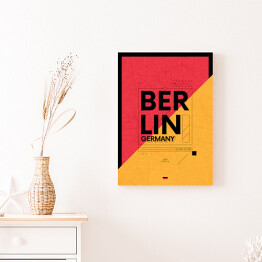 Obraz na płótnie Typografia - Berlin