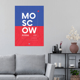 Plakat Typografia - Moskwa