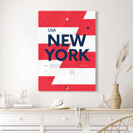 Obraz na płótnie Typografia - Nowy Jork
