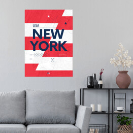 Plakat Typografia - Nowy Jork