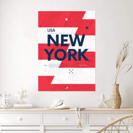 Plakat Typografia - Nowy Jork