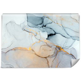 Fototapeta winylowa zmywalna Abstrakcyjne plamy w różnych odcieniach na marmurze