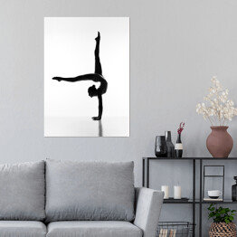 Plakat Gimnastyka w podświetleniu