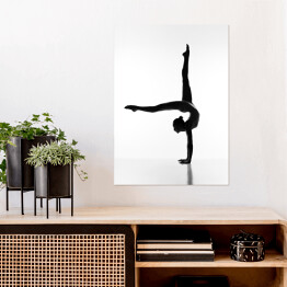 Plakat samoprzylepny Gimnastyka w podświetleniu