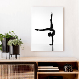 Obraz klasyczny Gimnastyka w podświetleniu