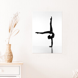 Plakat samoprzylepny Gimnastyka w podświetleniu