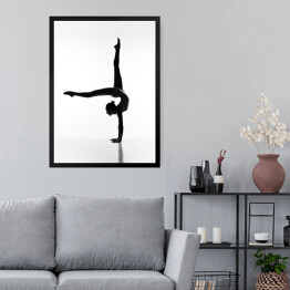 Obraz w ramie Gimnastyka w podświetleniu