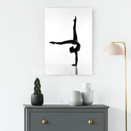 Obraz klasyczny Gimnastyka w podświetleniu