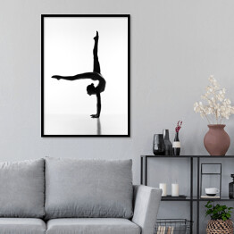 Plakat w ramie Gimnastyka w podświetleniu