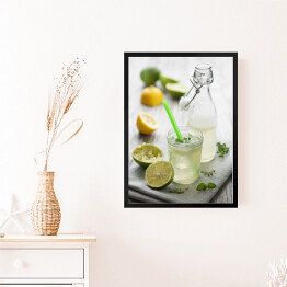 Obraz w ramie Lemoniada z cytryną