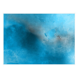 Plakat Tafla wody pokryta lodem z efektem ombre