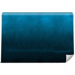 Fototapeta Akwarela w ciemnych odcieniach koloru niebieskiego