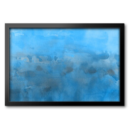 Obraz w ramie Błękitna laguna - motyw ombre
