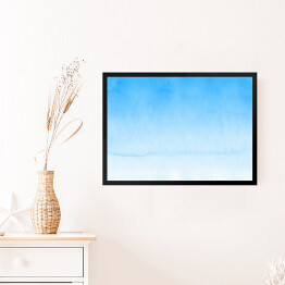Obraz w ramie Błękit nieba - efekt ombre