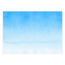 Plakat samoprzylepny Błękit nieba - efekt ombre