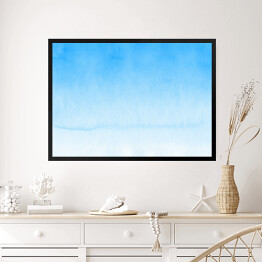 Obraz w ramie Błękit nieba - efekt ombre