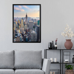 Obraz w ramie Nowy Jork - poranny widok na miasto