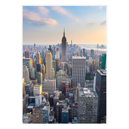 Plakat Nowy Jork - poranny widok na miasto