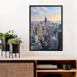 Obraz w ramie Nowy Jork - poranny widok na miasto