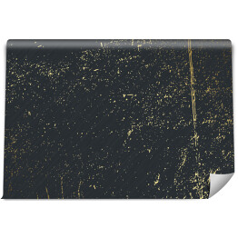 Fototapeta winylowa zmywalna Ciemna ściana z nieregularnymi złotymi zdobieniami
