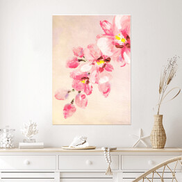Plakat Orchidea na pastelowym tle