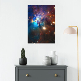 Plakat samoprzylepny Gwiazdy i galaktyka 
