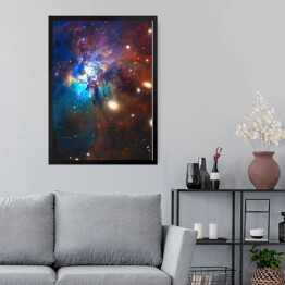 Obraz w ramie Gwiazdy i galaktyka 