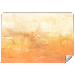 Fototapeta samoprzylepna Akwarela w odcieniach koloru brzoskwiniowego z brązowymi akcentami