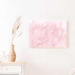 Obraz na płótnie Pastelowa różowa akwarela ombre
