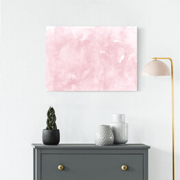 Obraz na płótnie Pastelowa różowa akwarela ombre
