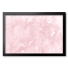 Obraz w ramie Pastelowa różowa akwarela ombre
