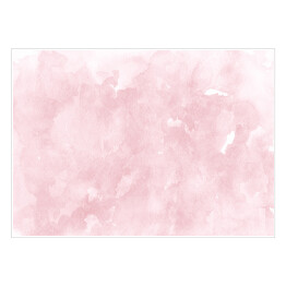Plakat Pastelowa różowa akwarela ombre