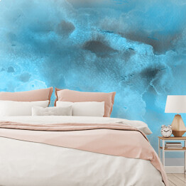 Fototapeta winylowa zmywalna Pochmurne niebo - akwarelowa abstrakcja