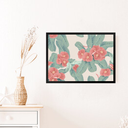 Obraz w ramie Drobne pastelowe kwiaty