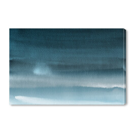 Obraz na płótnie Niebieska akwarela z szarymi akcentami ombre