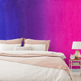 Fototapeta samoprzylepna Akwarela w intensywnych odcieniach fioletu i różu