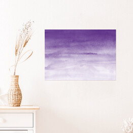 Plakat samoprzylepny Fioletowy horyzont z efektem ombre