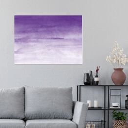 Plakat samoprzylepny Fioletowy horyzont z efektem ombre