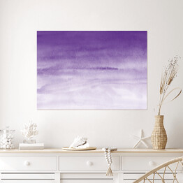 Plakat Fioletowy horyzont z efektem ombre