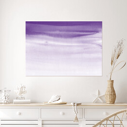 Plakat Piaski pustyni - fioletowa abstrakcja ombre