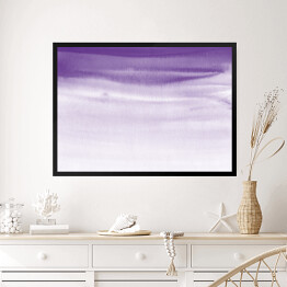 Obraz w ramie Piaski pustyni - fioletowa abstrakcja ombre
