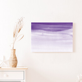 Obraz na płótnie Piaski pustyni - fioletowa abstrakcja ombre