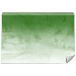 Fototapeta winylowa zmywalna Zielona akwarela ombre