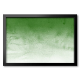Obraz w ramie Zielona akwarela ombre