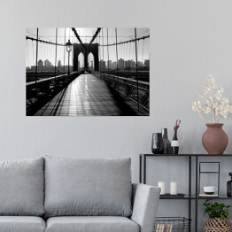 Plakat Most Brookliński, Manhattan, Nowy Jork, USA